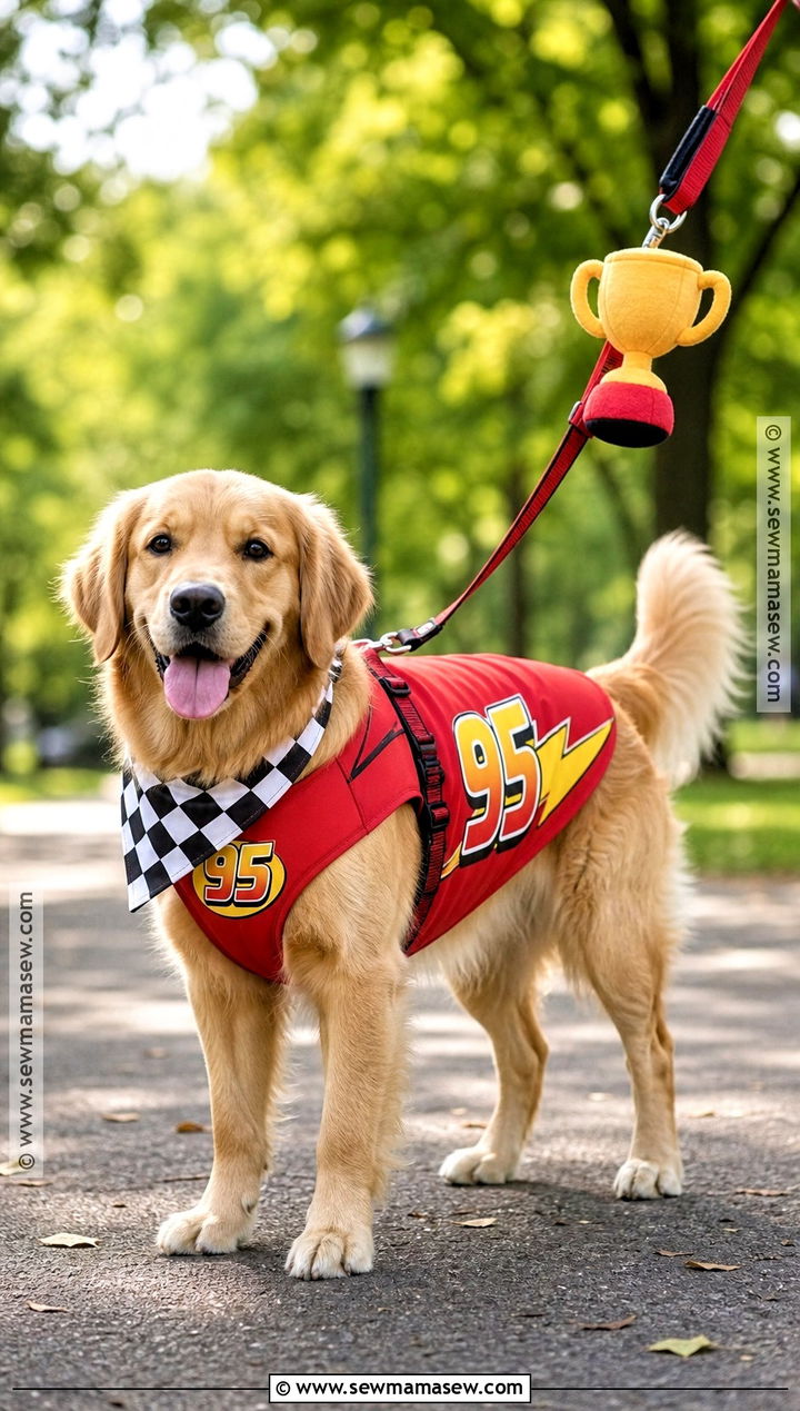 Dog Lightning McQueen Costume - 45 lightning mcqueen costume ideas