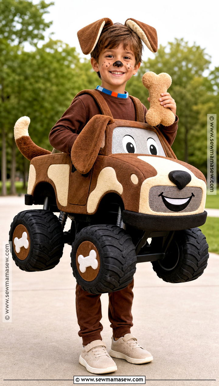 Dog Monster Truck Costume - 30 monster truck costume ideas