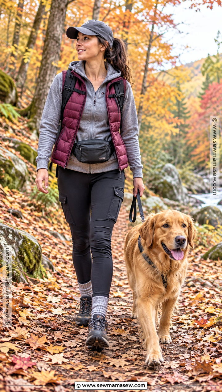 Dog Walking Hiking Outfit For Fall - 25 hiking outfit fall ideas