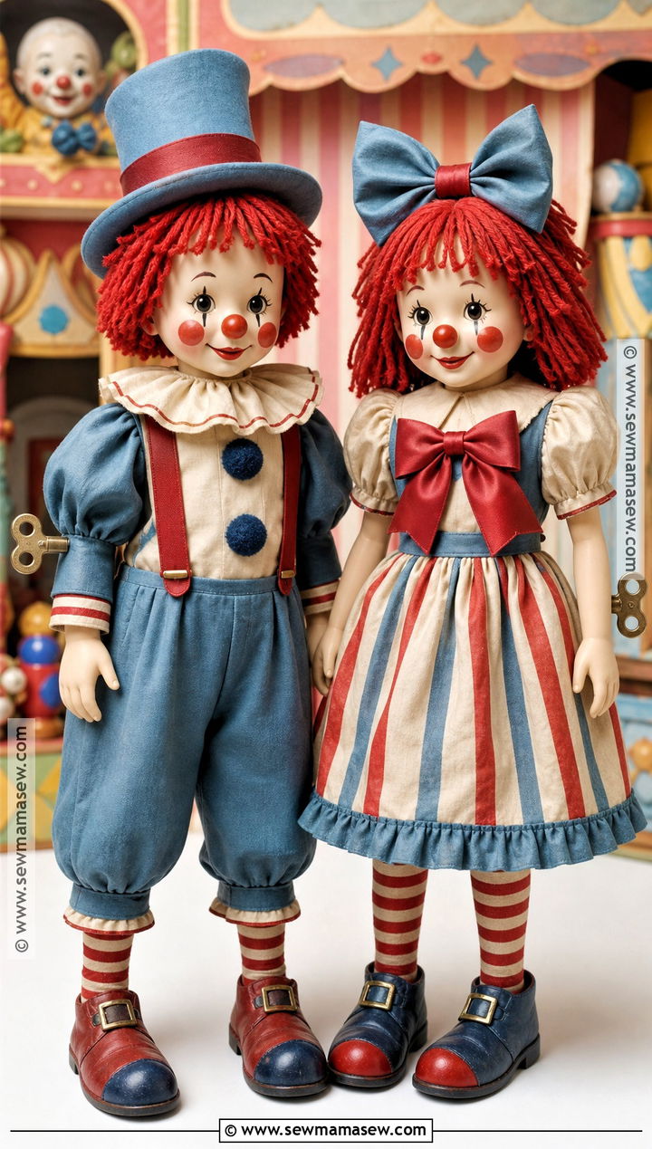 Doll Clown Couple Costume - 30 clown couple costume ideas