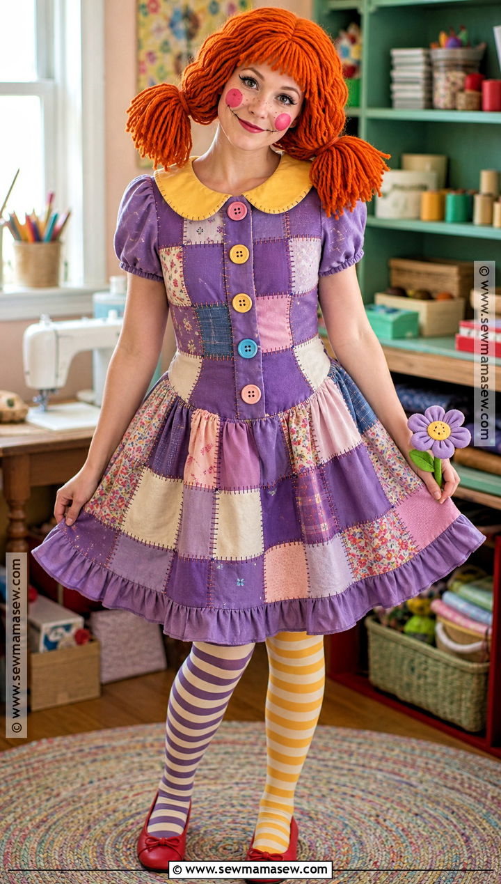 Dolly Rag Doll Costume - 40 toy story halloween costumes