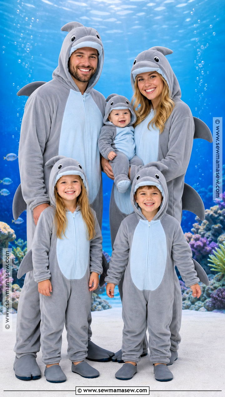 Dolphin Family Costume - 30 dolphin costume ideas