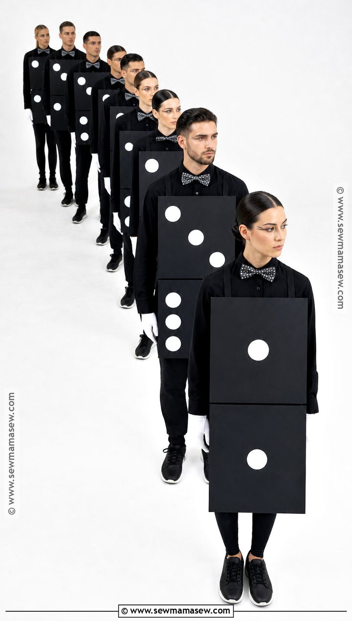 Domino Tile Group Costume - 30 halloween costumes for big groups