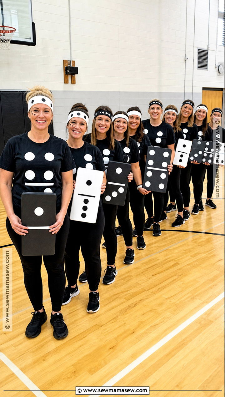 Dominoes Teacher Team Costume - 30 Teacher Team Halloween Costumes
