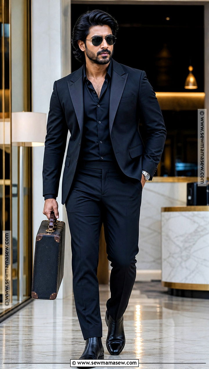 Don Black Suit Costume - 30 Bollywood Halloween Costume Ideas