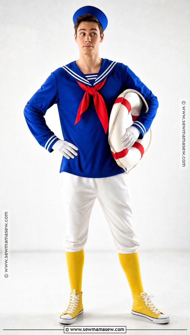 Donald Duck Costume With Sailor Shirt - 35 disney costume ideas