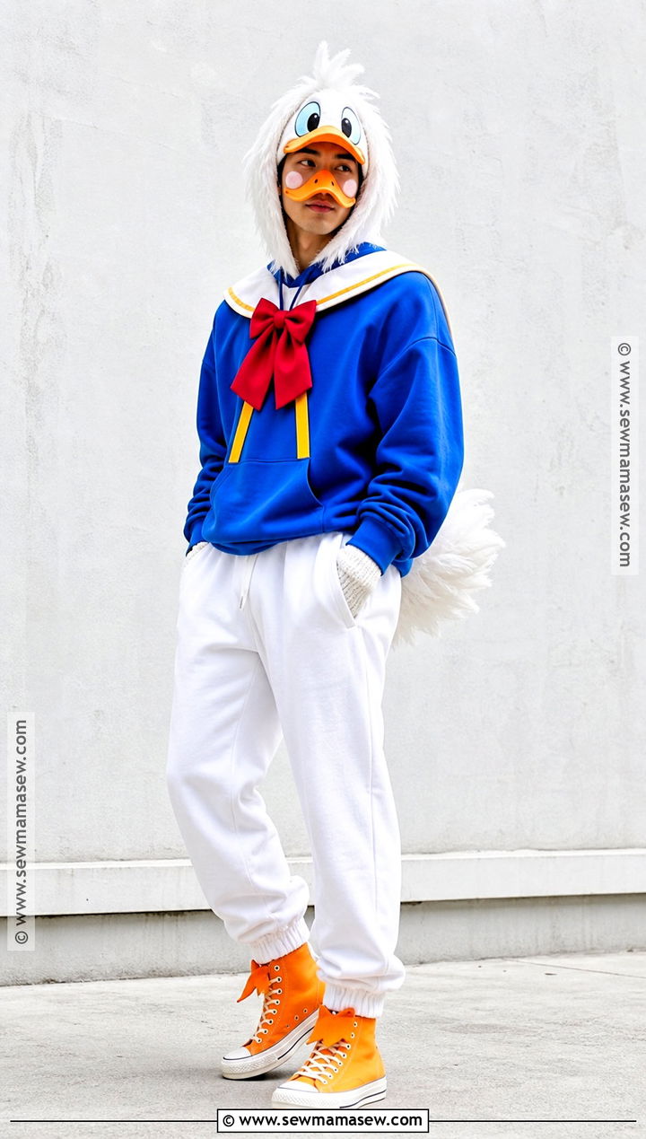 Donald Duck Hoodie Costume - 30 Donald Duck Costume Ideas