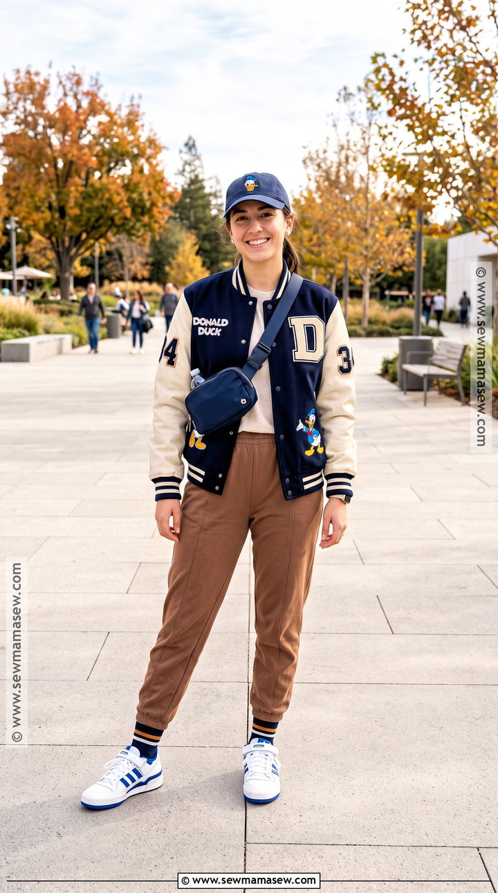 Donald Duck Jacket And Relaxed Joggers - 15 thanksgiving disney outfits