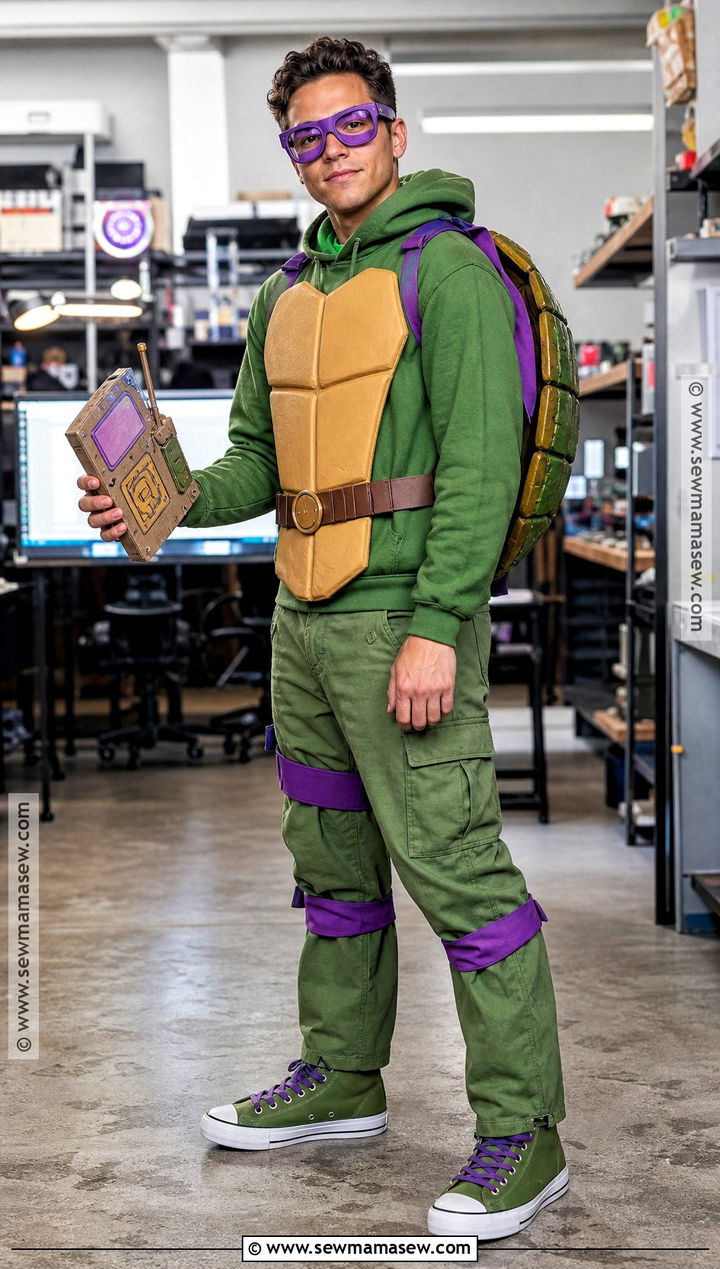 Donatello Ninja Turtle Costume - 30 ninja turtle halloween costume ideas