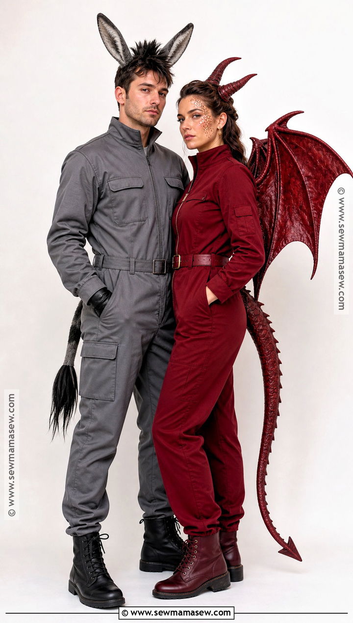 Donkey And Dragon Costume With Jumpsuits - 35 donkey and dragon costume ideas