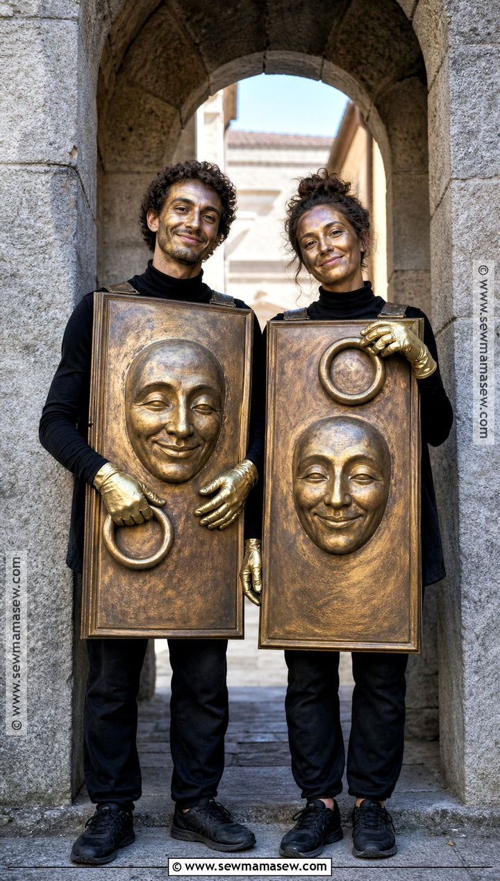 Door Knocker Duo Costume - 30 Labyrinth Costume Ideas