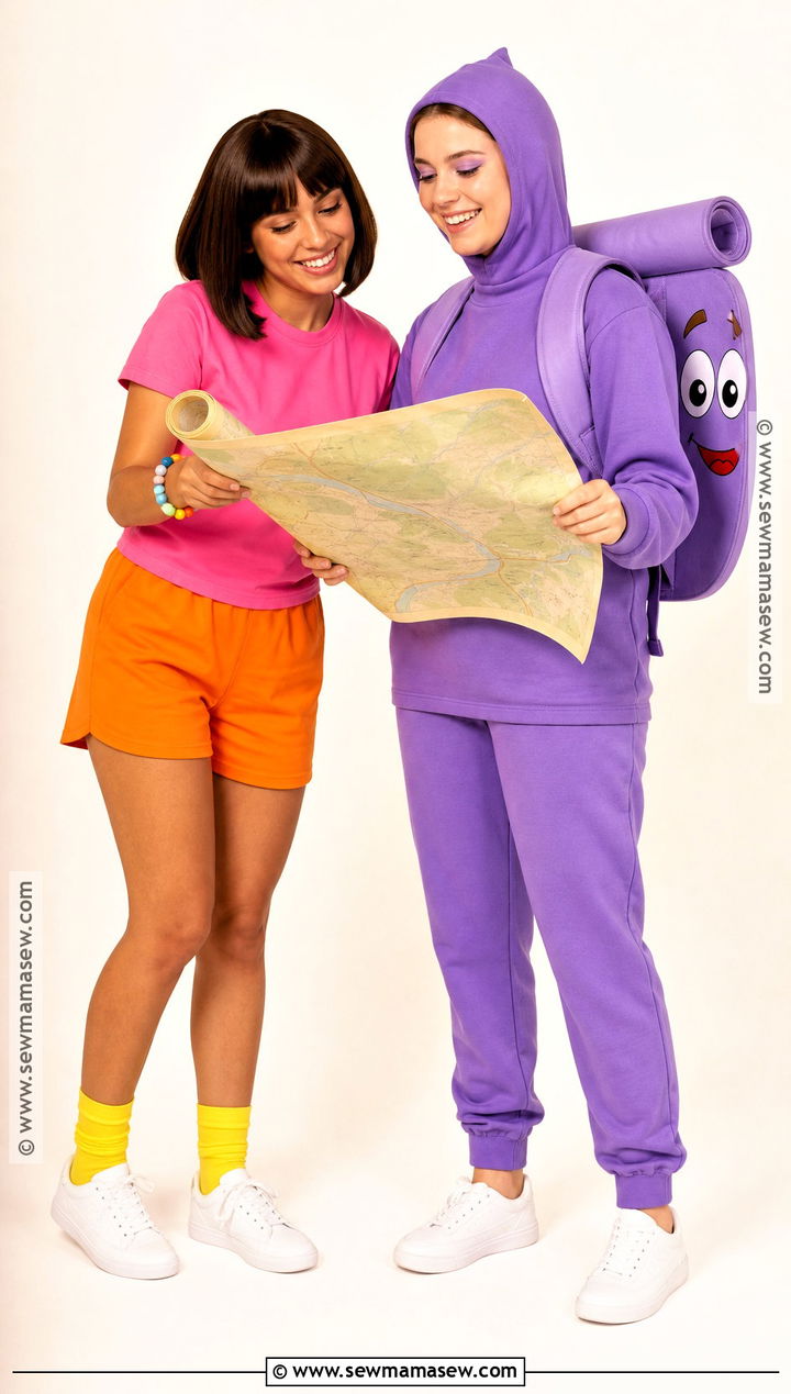 Dora And Backpack Duo Costume - 30 dora halloween costume ideas