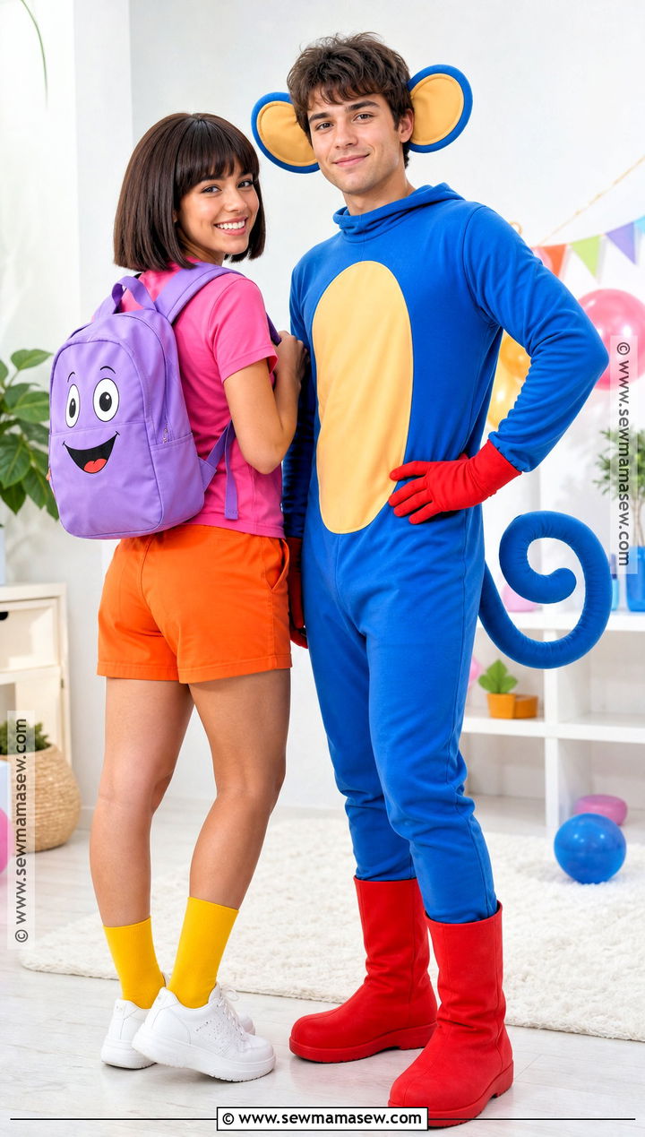 Dora And Boots Couple Costume - 30 dora halloween costume ideas
