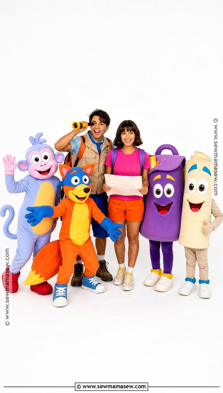 Dora And Diego Full Friends Group Costume - 30 dora and diego costume ideas