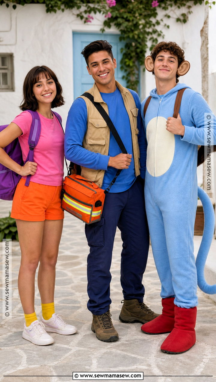 Dora And Diego Plus Boots Group Costume - 30 dora and diego costume ideas
