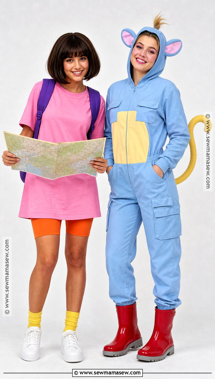Dora Dress And Boots Jumpsuit Costume - 35 dora and boots costume