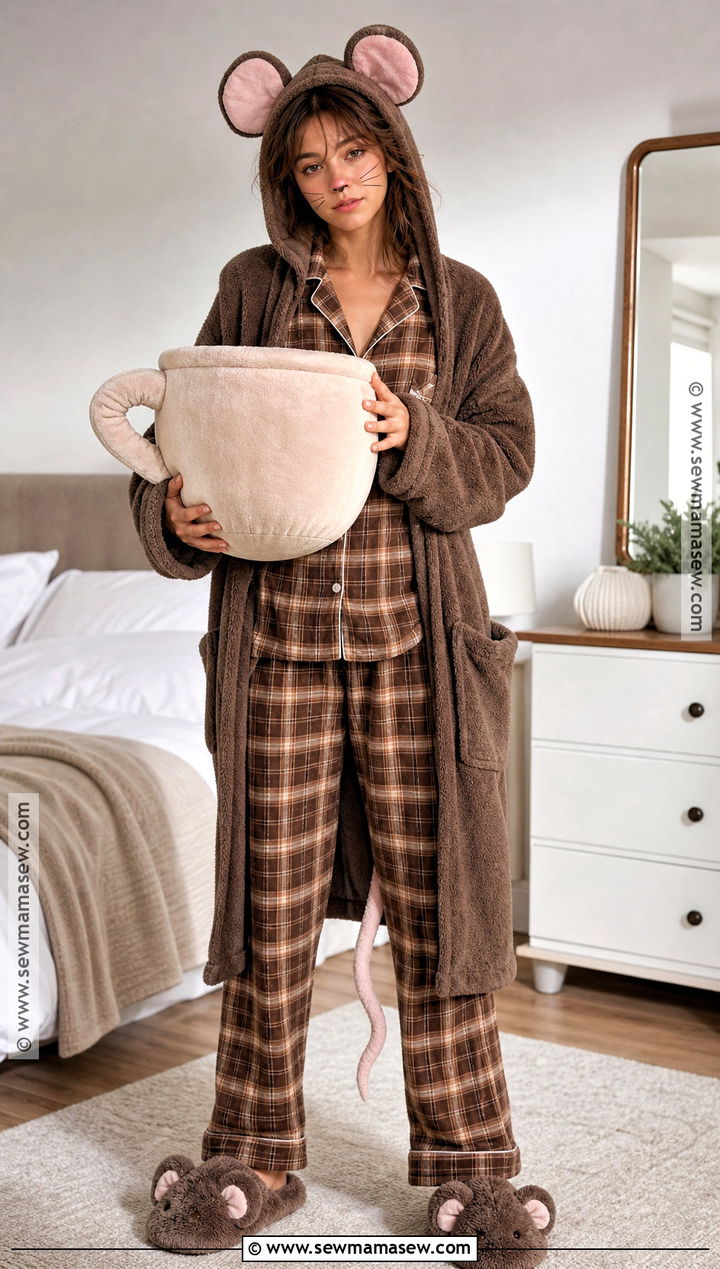 Dormouse Costume With Cozy Pajamas - 35 alice in wonderland costume ideas