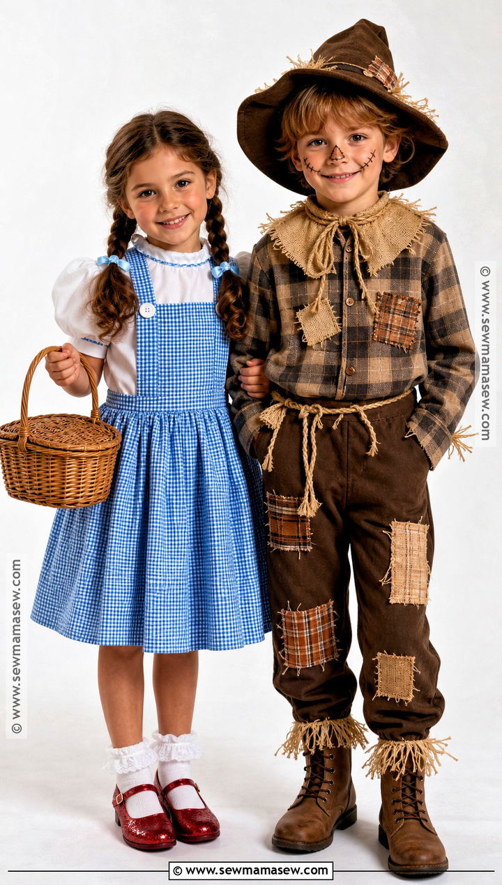 Dorothy And Scarecrow Costume - 35 boy and girl halloween costumes