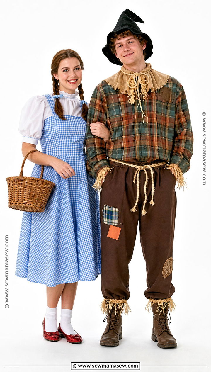 Dorothy And Scarecrow Costume - 35 iconic duo halloween costumes