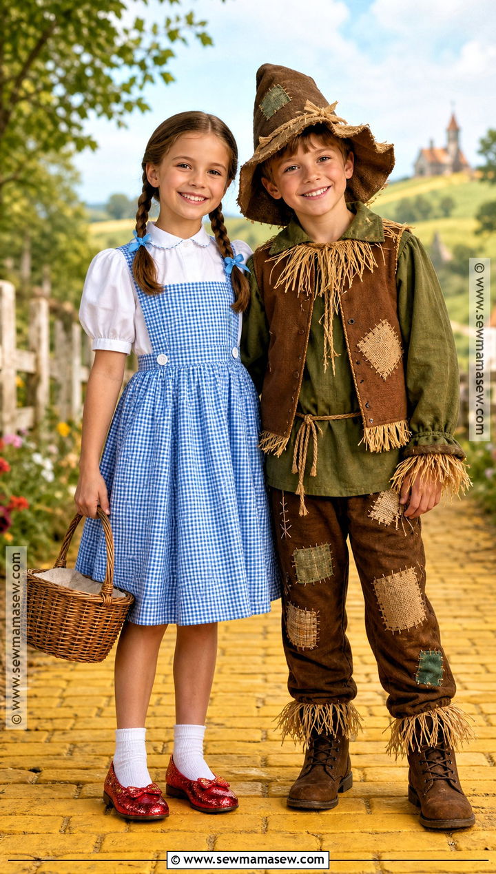 Dorothy And Scarecrow Costumes - 35 brother sister halloween costumes
