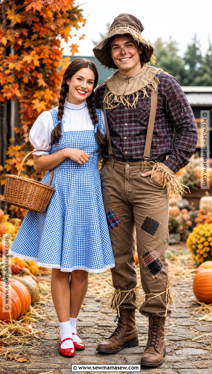 Dorothy And Scarecrow Couple Costume - 35 costume couple ideas