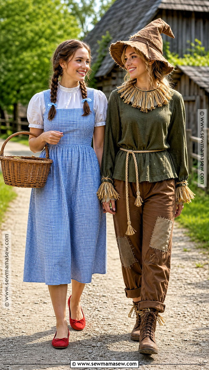 Dorothy And Scarecrow Duo Costume - 35 halloween costume ideas duo