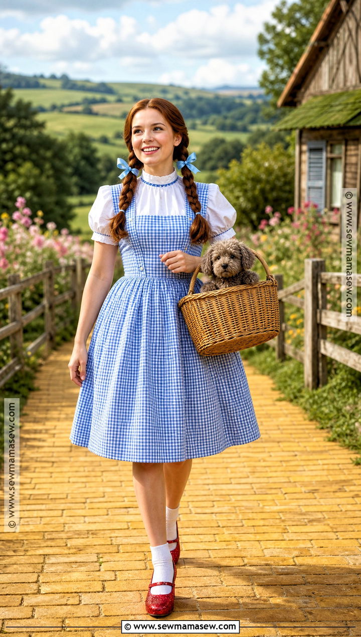 Dorothy Blue Gingham Costume - 30 blue costumes