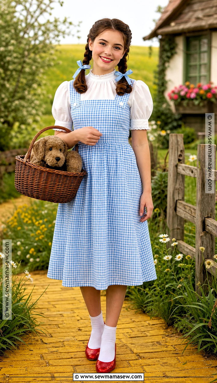 Dorothy Blue Gingham Costume - 30 movie character costumes for females