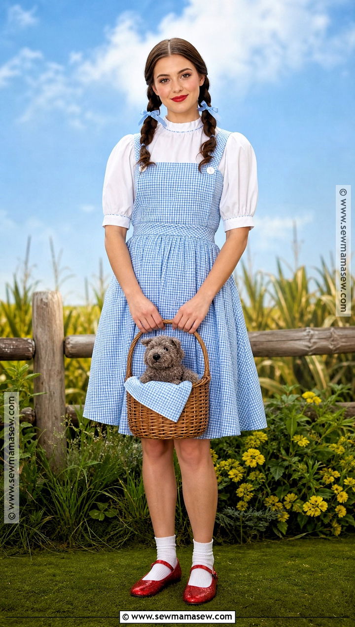 Dorothy Blue Gingham Costume - 35 Movie Characters Costumes