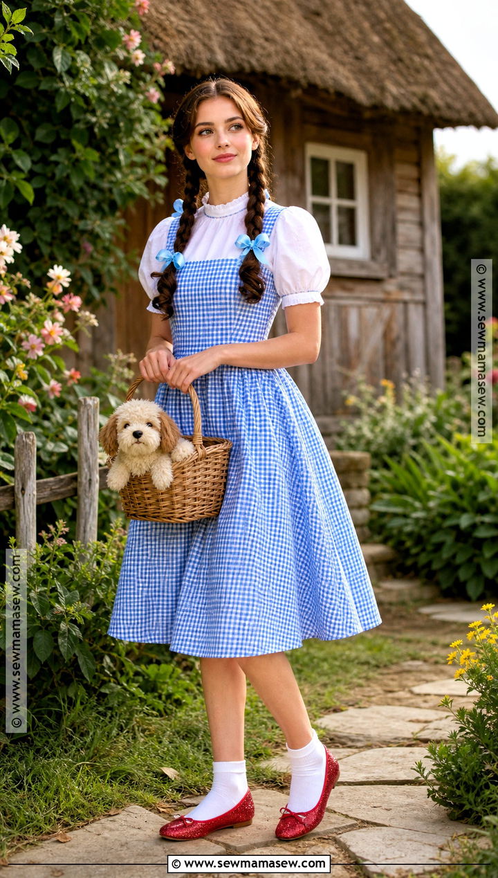 Dorothy Blue Gingham Dress Costume - 30 blue dress costume ideas