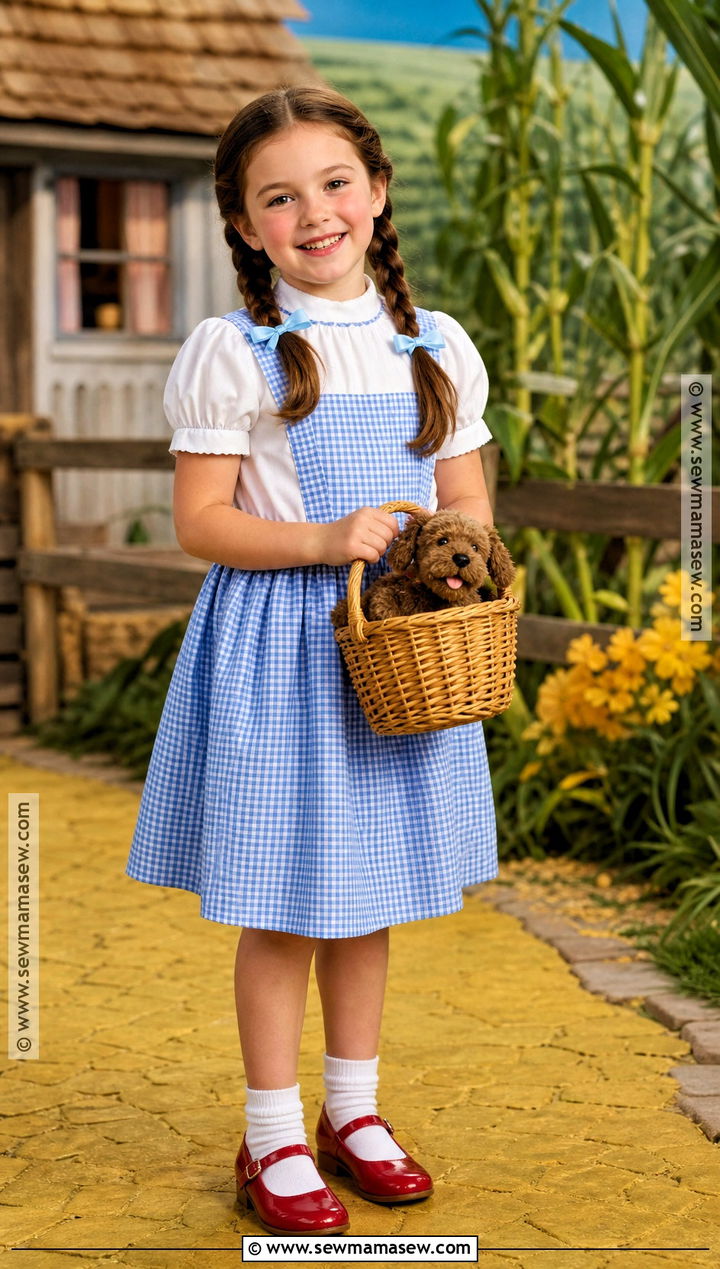 Dorothy Costume With Blue Gingham Dress - 45 world book day costumes