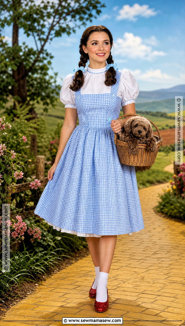 Dorothy Gale Blue Gingham Costume - 35 Movie Characters To Dress Up As Ideas
