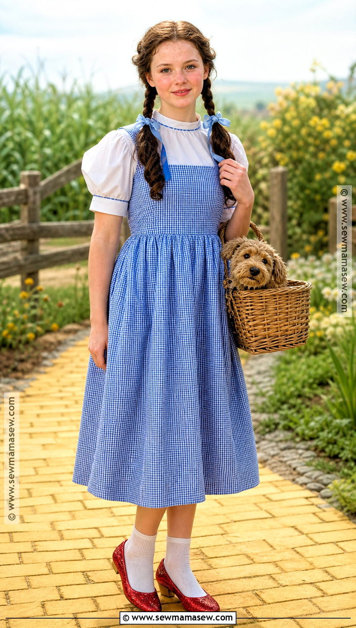 Dorothy Gale Costume - 40 book characters dress up ideas