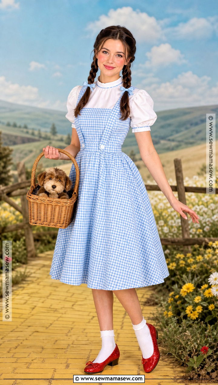 Dorothy Gale Costume - 30 easy movie characters to dress up as ideas