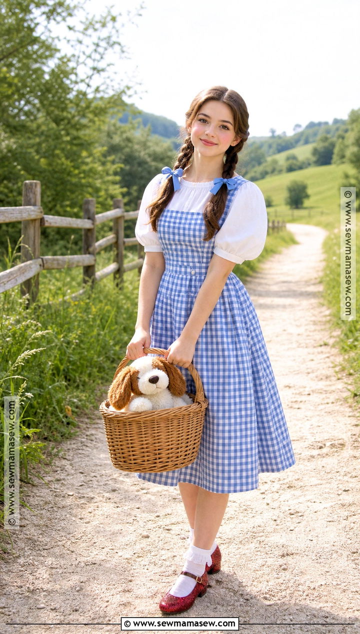 Dorothy Gale Costume - 35 book characters costumes