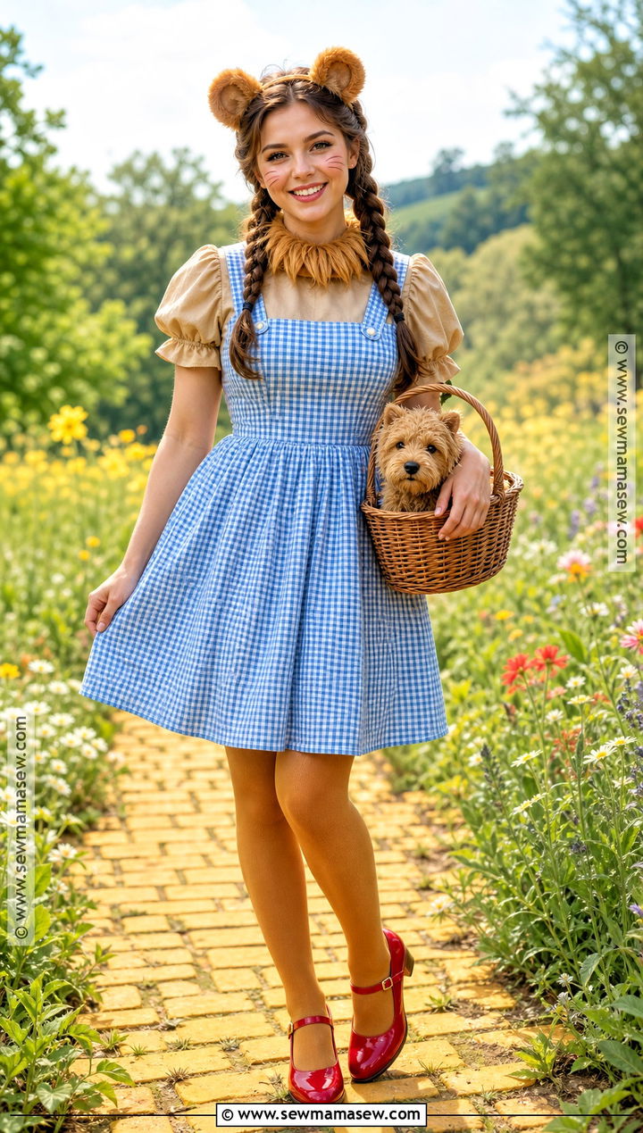 Dorothy Lion Mashup Costume - 40 dorothy halloween costume ideas