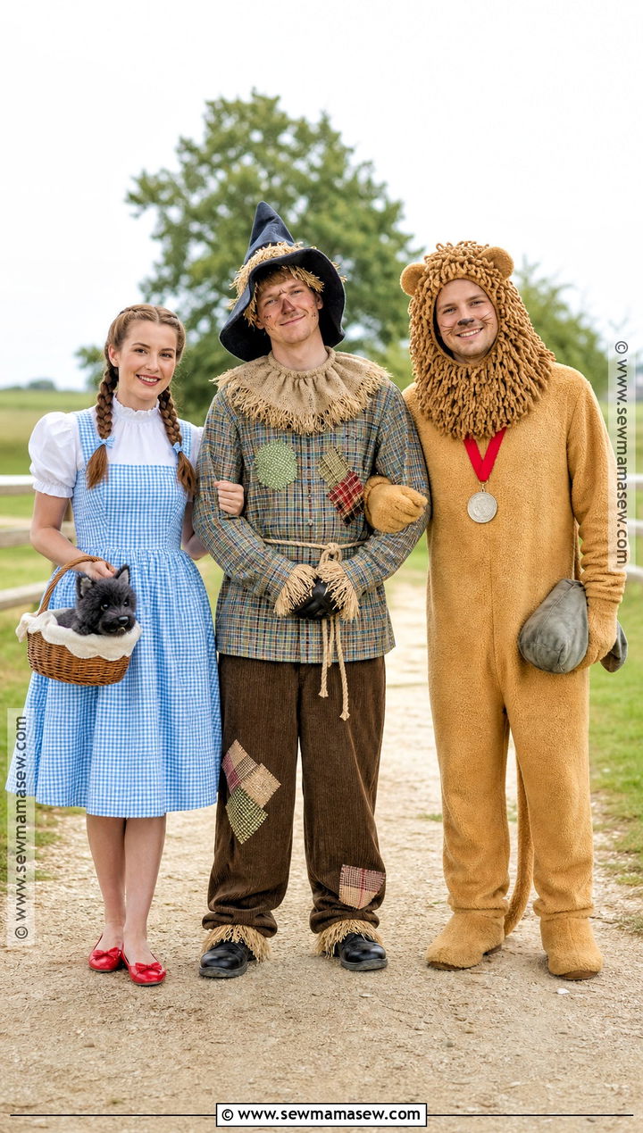 Dorothy Scarecrow And Cowardly Lion Costume - 35 3 People Costume Ideas