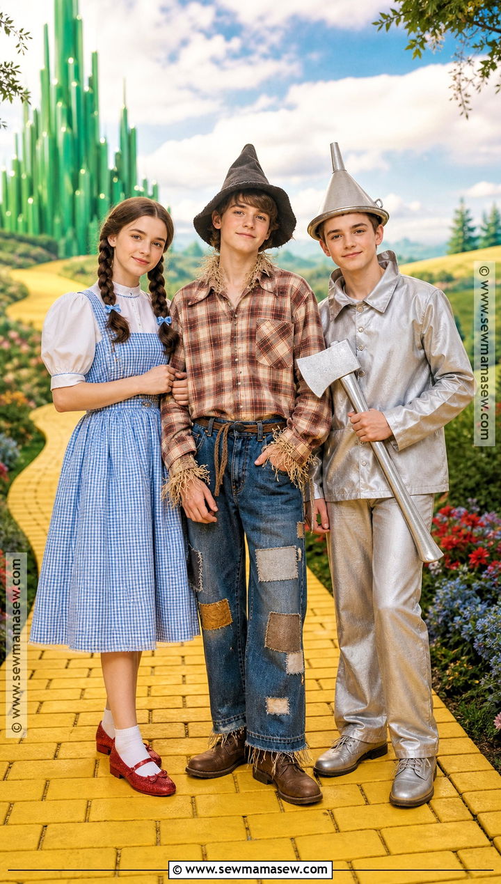 Dorothy Scarecrow And Tin Man Trio Costume - 35 trio costume ideas for teens