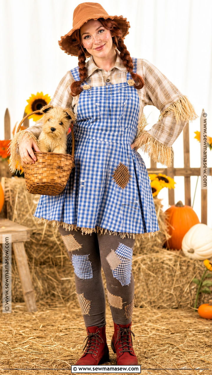 Dorothy Scarecrow Mashup Costume - 40 dorothy halloween costume ideas