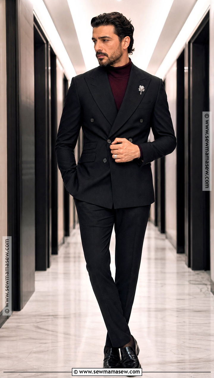 Double Breasted Blazer Vampire Outfit - 30 modern vampire outfit ideas for men