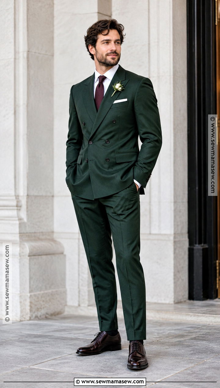 Double Breasted Suit Groom Attire - 15 october wedding groom attire ideas