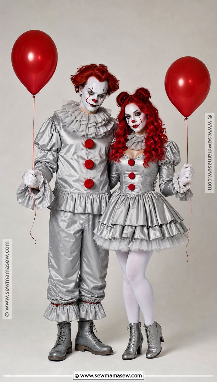Double Pennywise Couple Costume - 30 it couples costume ideas
