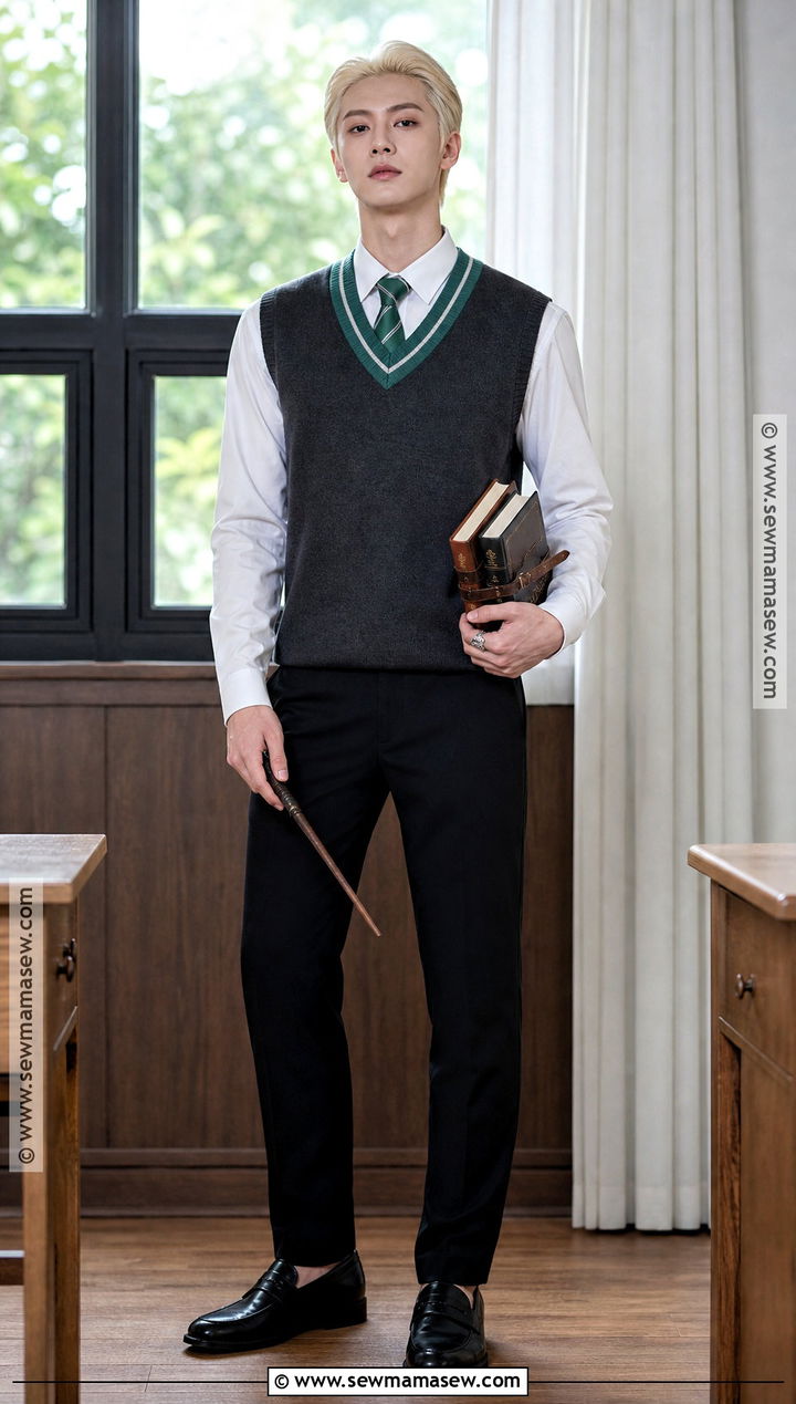 Draco Malfoy Sweater Vest Costume - 30 draco malfoy costume ideas