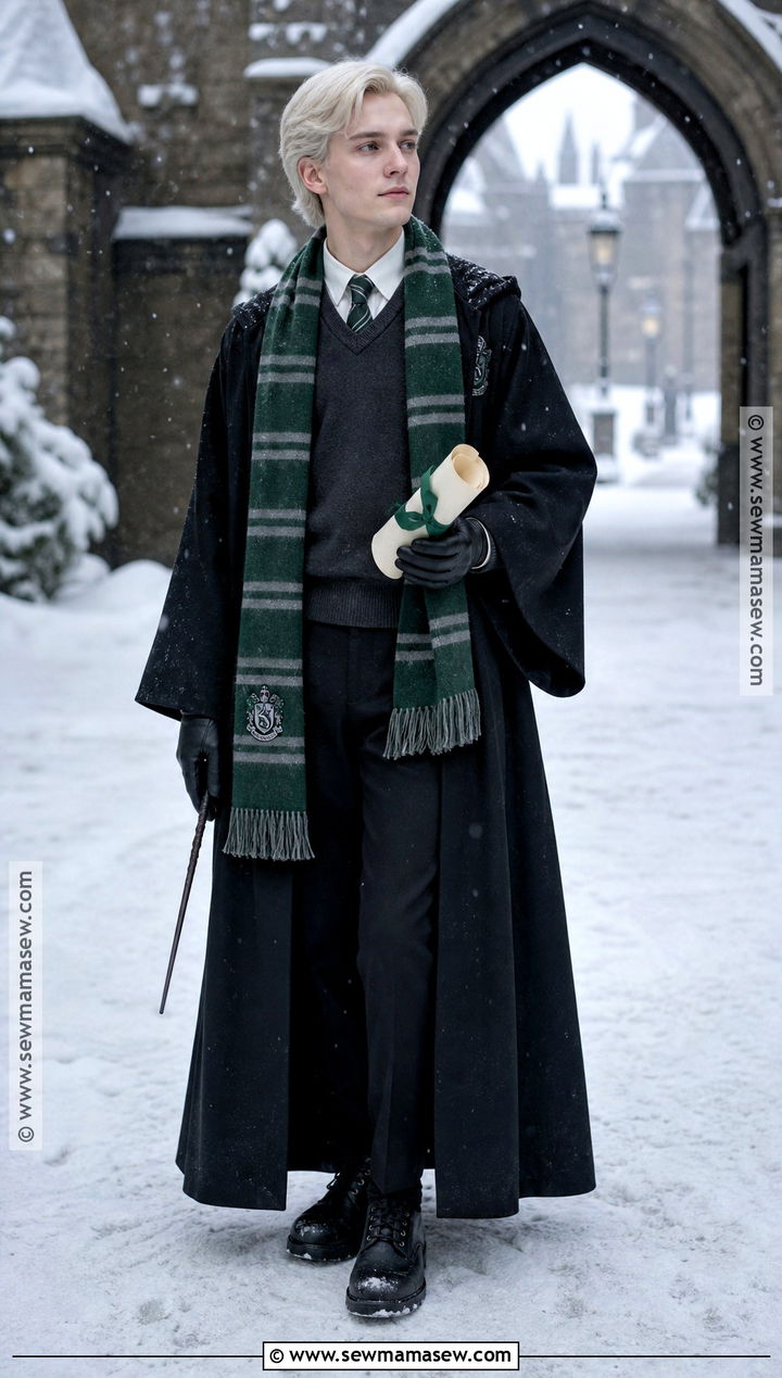Draco Malfoy Winter Cloak Costume - 30 draco malfoy costume ideas