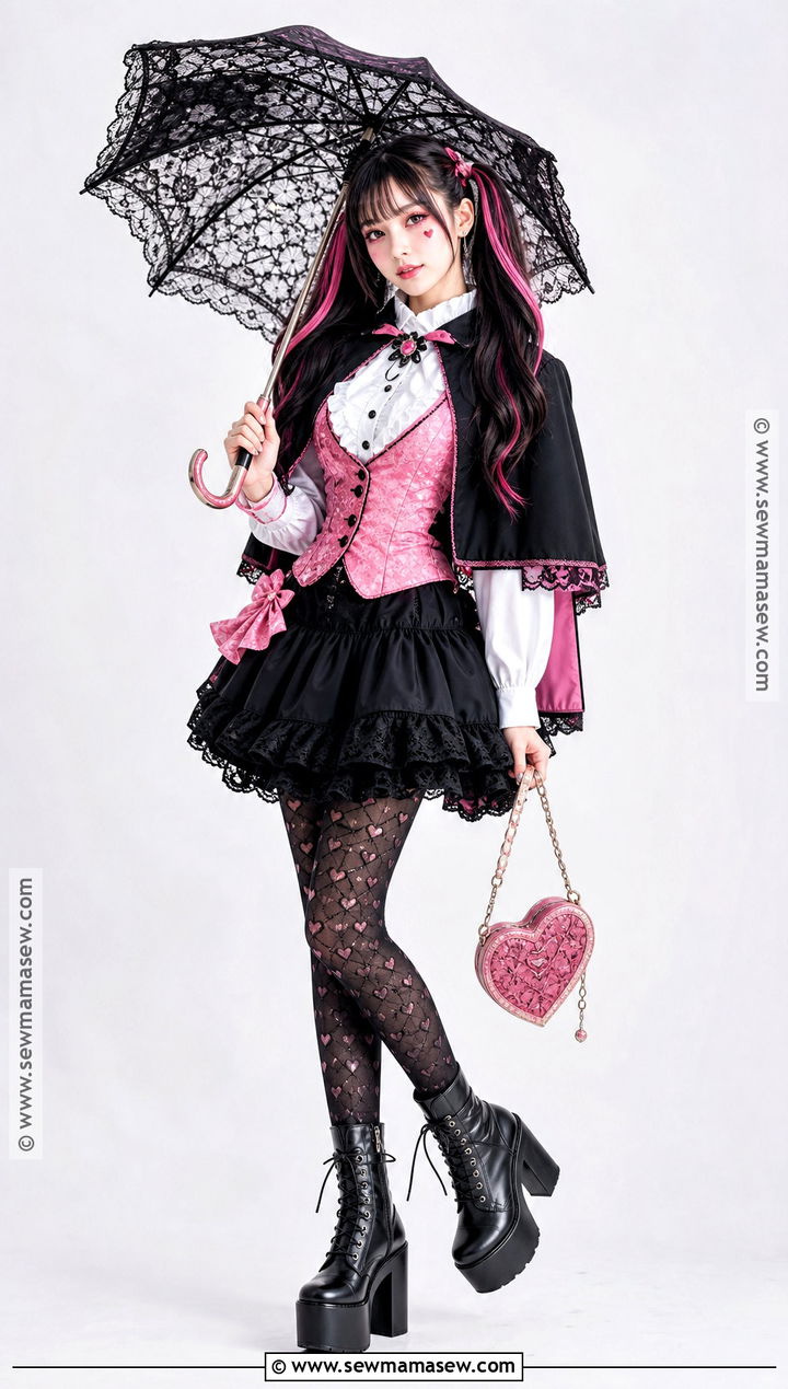 Draculaura Costume With Pink Vest - 35 monster high characters costumes