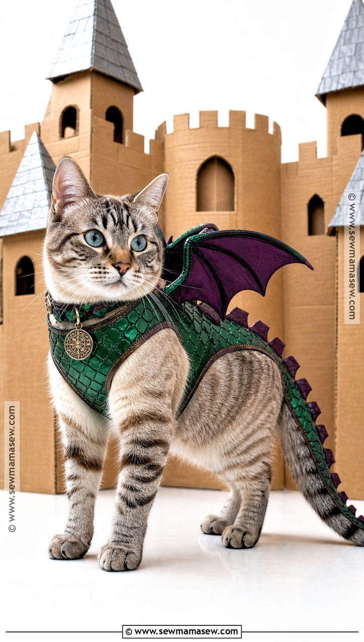 Dragon Cat Costume - 30 Halloween Costume Ideas for Cats