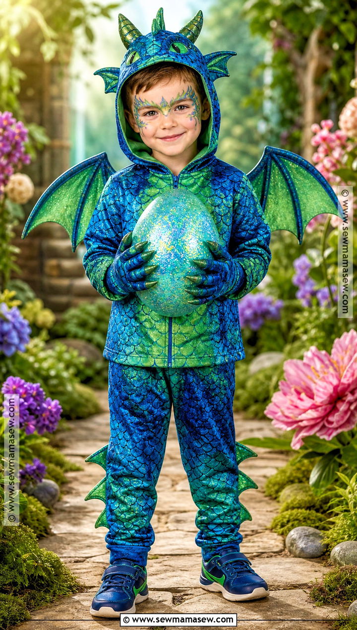 Dragon Costume With Wings And Scales - 40 boys halloween costumes