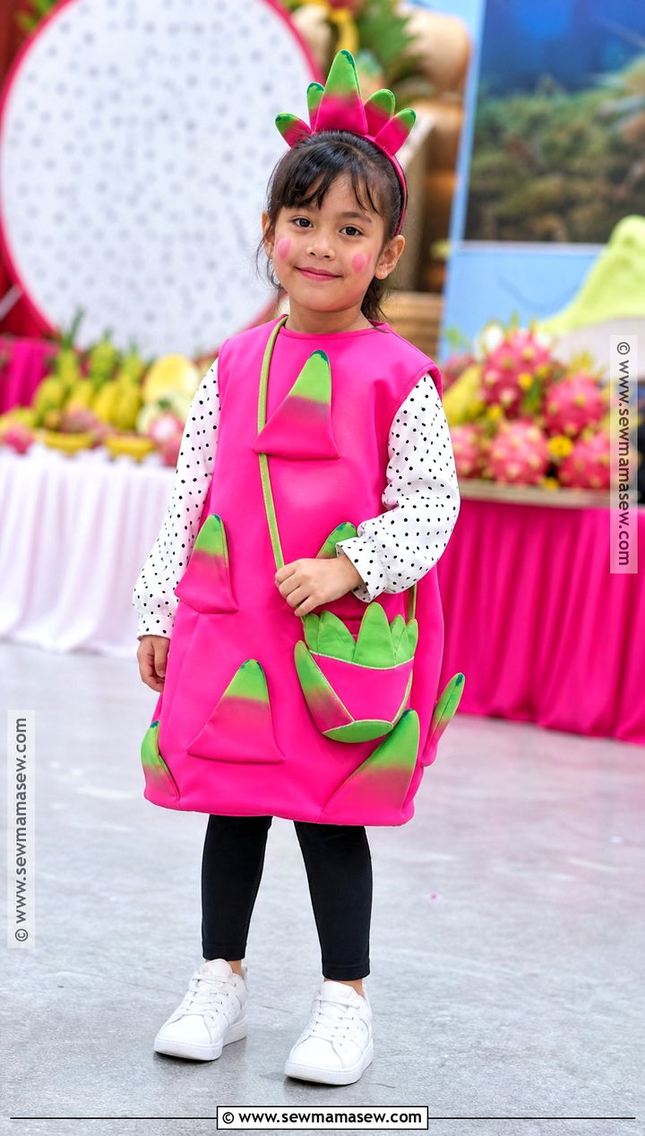 Dragon Fruit Costume For Kids - 30 fruit costumes for kids