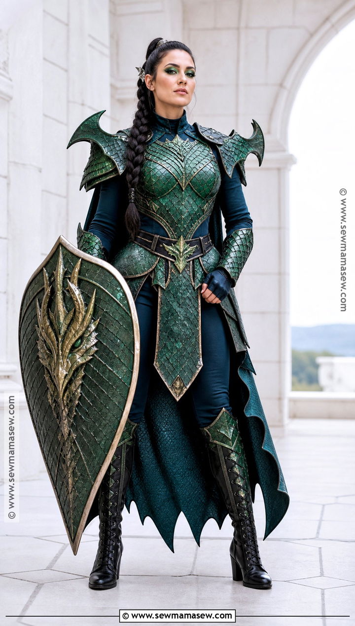 Dragon Guardian Female Knight Costume - 30 female knight costume ideas