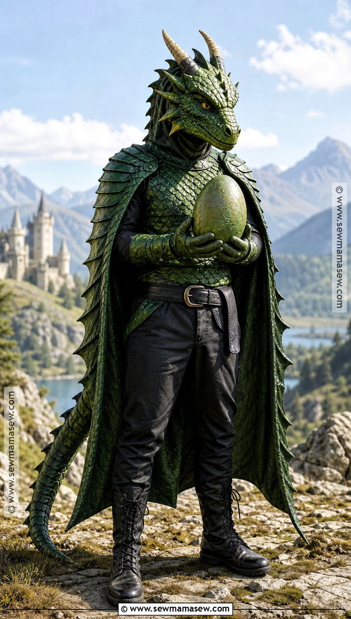 Dragon Halloween Mask Costume - 40 halloween mask ideas